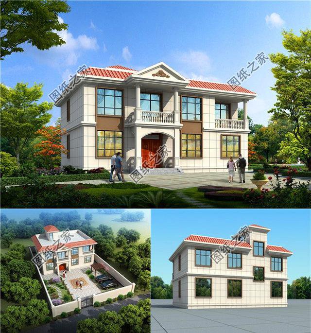 農村自建房設計圖，農村建房好不好看，還要看設計