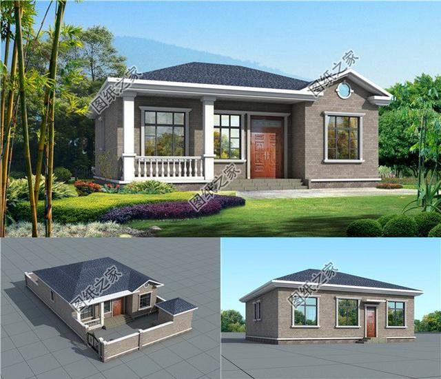 一層自建房圖紙，最后一款養老房的首選，圖紙看完快收藏