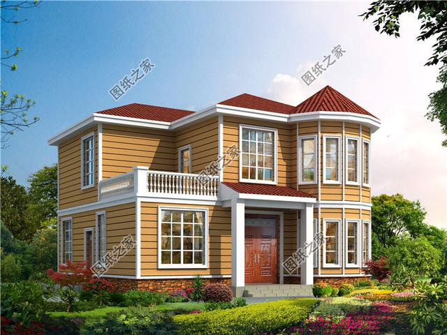 農(nóng)村蓋房二層戶型圖，便宜又好看，太適合農(nóng)村建造了吧