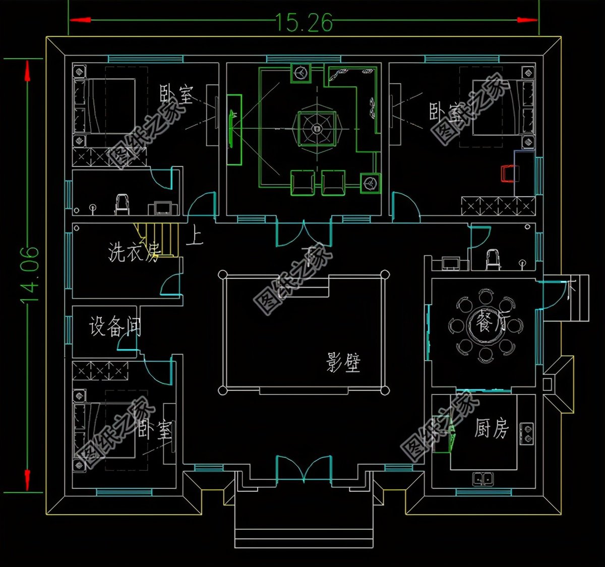 強烈推薦三款農村四合院設計圖，這樣的別墅在農村建一棟絕對有面子