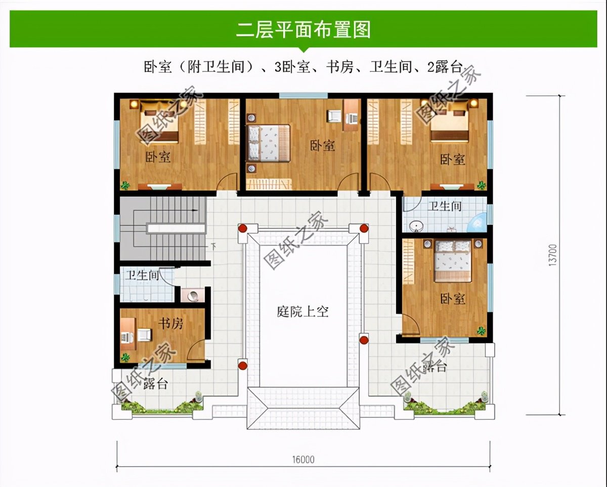 強烈推薦三款農村四合院設計圖，這樣的別墅在農村建一棟絕對有面子