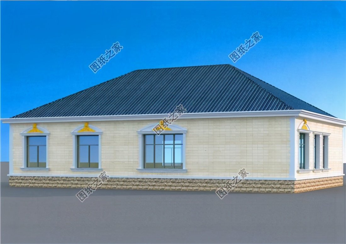 農(nóng)村帶車庫房子設(shè)計圖，建房沒車庫怎么行，趕快收了回家建一棟