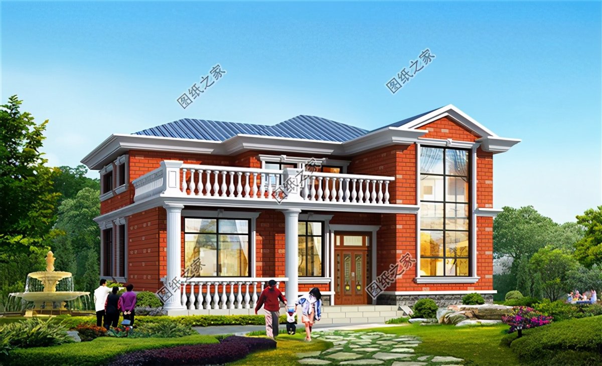 普通二層樓設(shè)計(jì)圖，戶型簡單造價(jià)低，看上哪款趕快收藏別錯(cuò)過