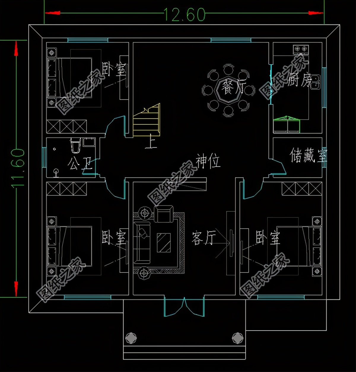 寬13長12的自建房設(shè)計，馬上收藏起來，助你年后開工大吉