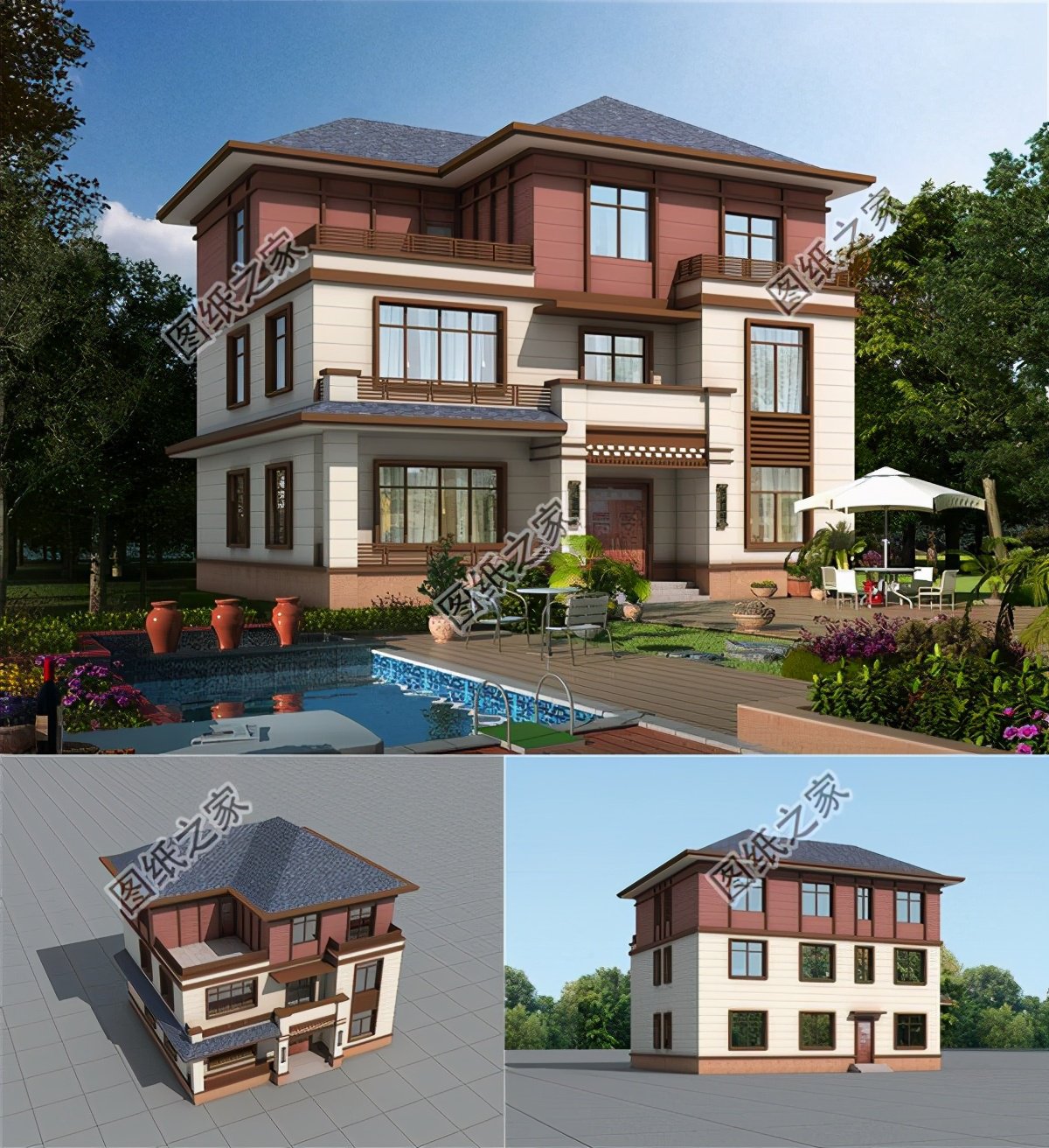 農村自建160平米的三層房屋，看的我都挑花了眼，顏值高品質贊