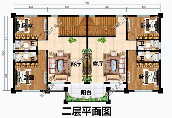 單戶開間10米左右雙拼房，小弟齊心建一棟，建房成本省一半