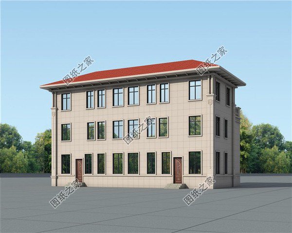 單戶三間的雙拼自建房，合力建雙拼別墅有顏又省錢，和和美美