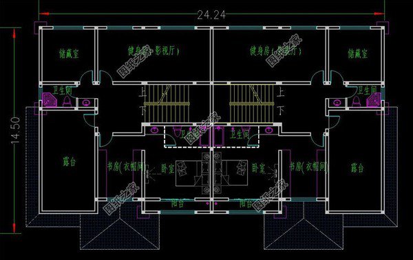 磚混結(jié)構(gòu)的雙拼自建房，建一棟大大方方， 那么多人要圖紙