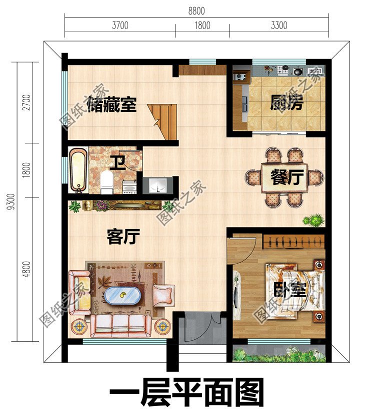 現(xiàn)代別墅設(shè)計(jì)圖紙帶效果圖