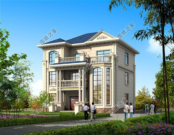 農村165平三層別墅戶型圖，品位提升，主體造價均不超過25萬