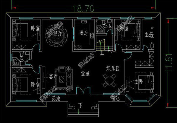 農村蓋平房戶型圖大全，值得一建的農村平房圖，鄉親鄰里都羨慕