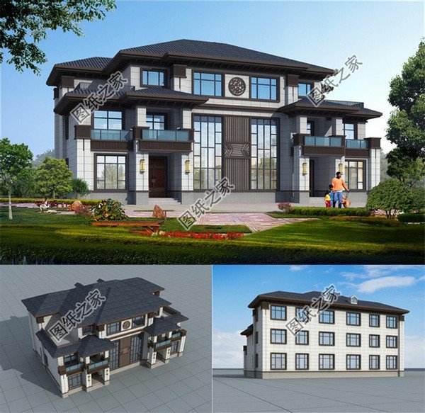 農村自建六開間的雙拼別墅，兄弟建房不能錯過，來看看