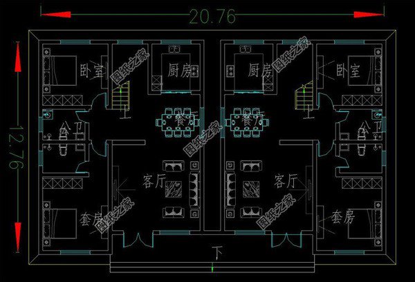 在240平米左右的雙拼自建房，專業圖紙做參考，大家還在等什么
