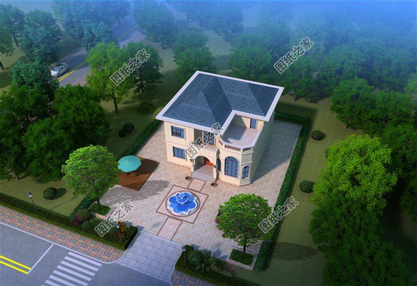 簡單戶型二層樓效果圖，戶型簡約造價低，農(nóng)村建房無壓力