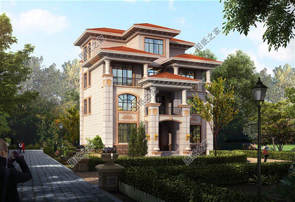 四層大戶型別墅設計圖，建在農村倍有面，未來建房標桿