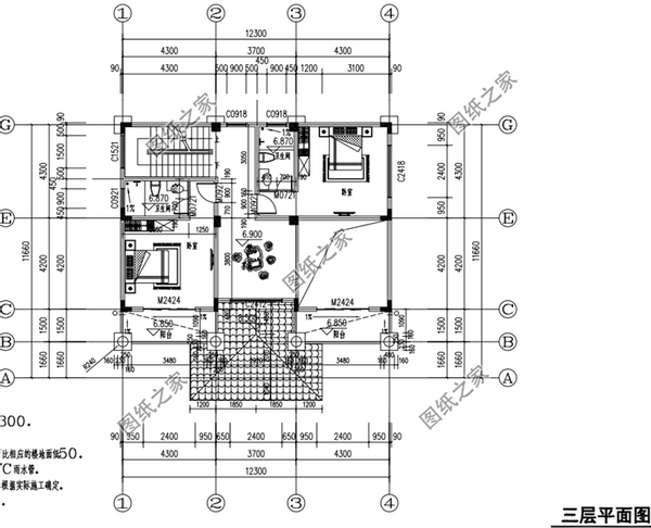 四層大戶型別墅設計圖，建在農村倍有面，未來建房標桿