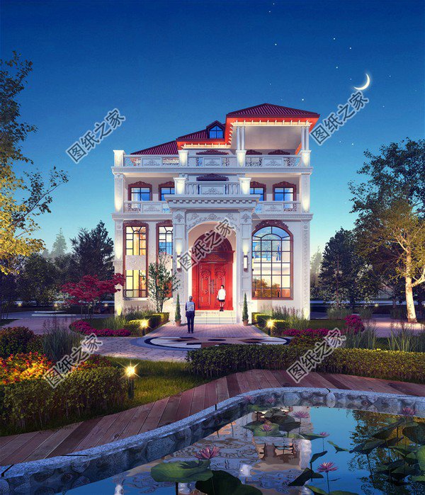 四層大戶型別墅設計圖，建在農村倍有面，未來建房標桿