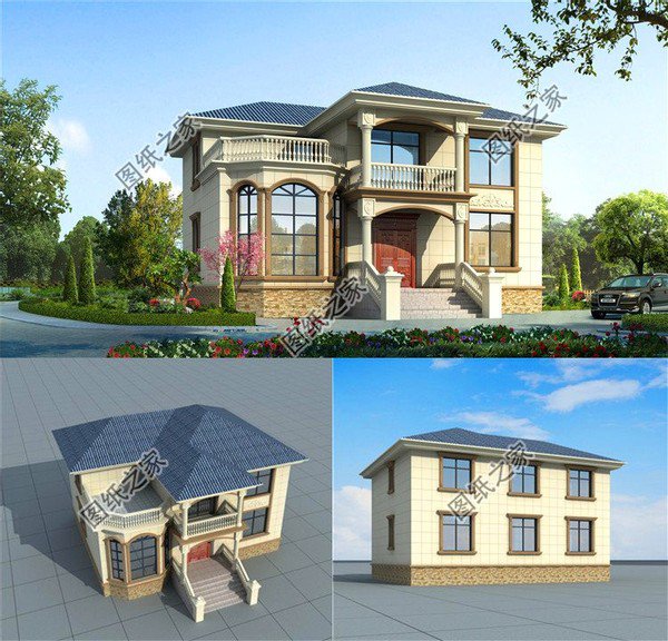 農村二十萬自建房設計圖，造價經濟外觀大氣，建好了鄰里鄉親來做客