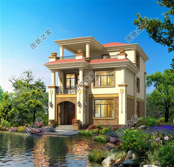 房屋布局設計圖，一層二層三層都有，人人都說的好戶型