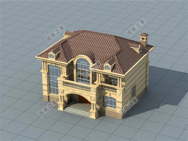 小別墅二層樣式圖，占地不超過130平米，戶型精致美觀