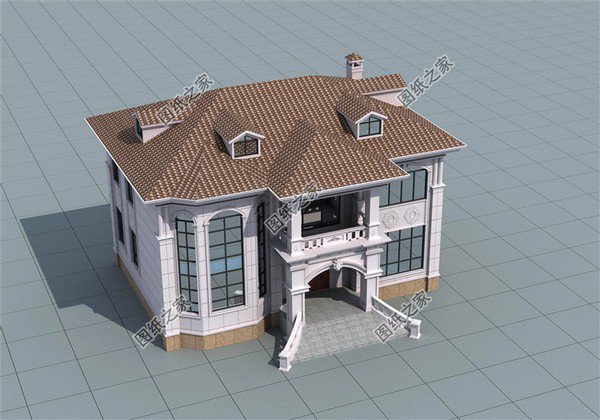 160平米左右二層樓房設計圖，戶型大氣布局合理，人口再多也住得下