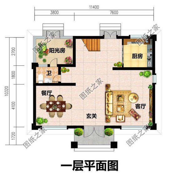 最新二層樓設計圖，外觀簡單但漂亮，不到30萬拿下