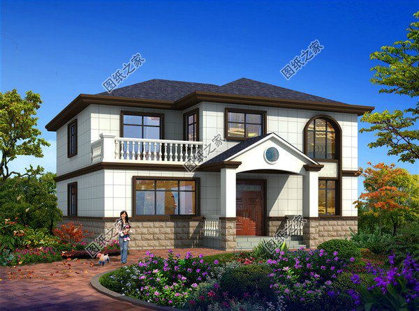 最新二層樓設計圖，外觀簡單但漂亮，不到30萬拿下