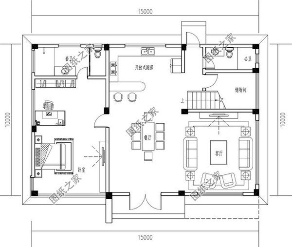 鄉下建房二層150平米戶型圖，實用漂亮的房子，誰不喜歡呢