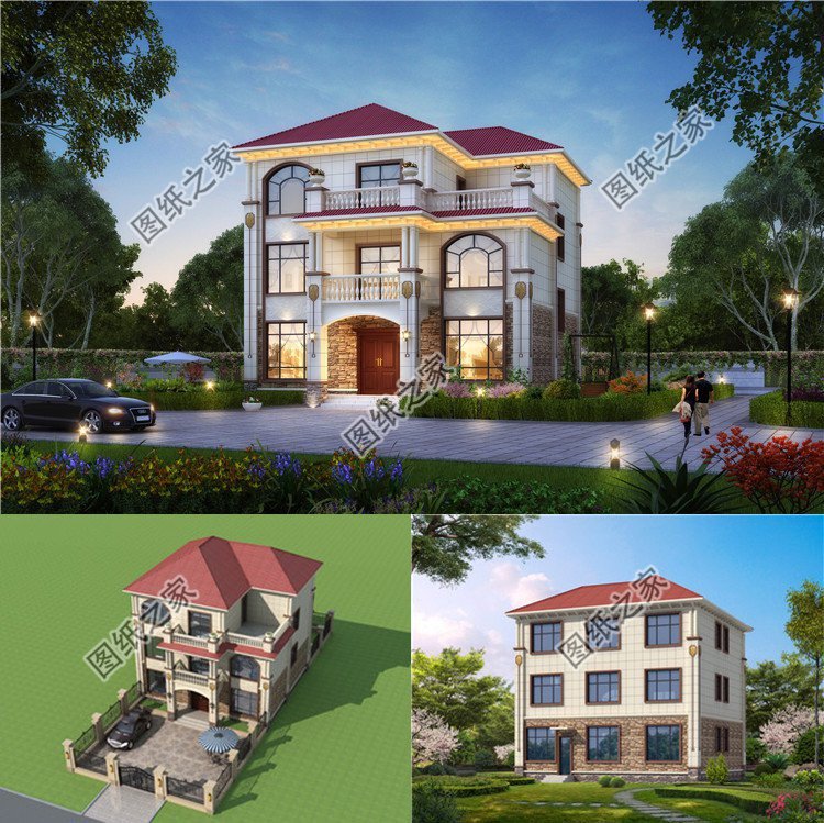 農村房子前面怎么設計好看？買房不如回家建房，再等就錯過時機了