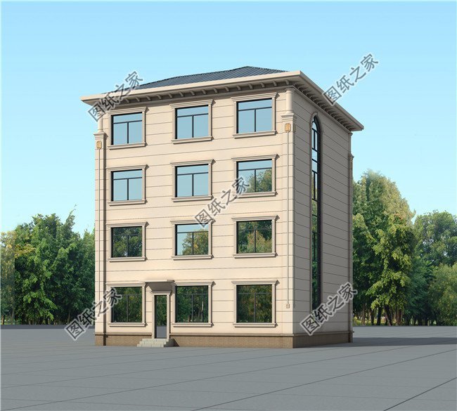 四層自建房平面設計圖，花一年完工很值啊！