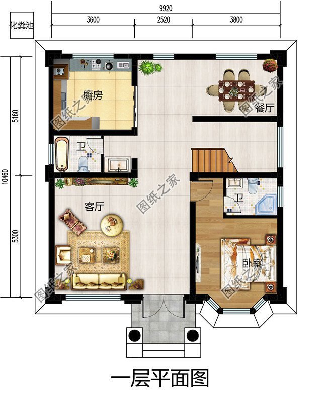 農(nóng)村建普通三層三間樓房，布局堪稱完美！