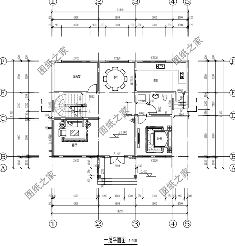 好看又簡單的二層樓房設計圖，還在等什么，聰明人早就收藏好圖紙了