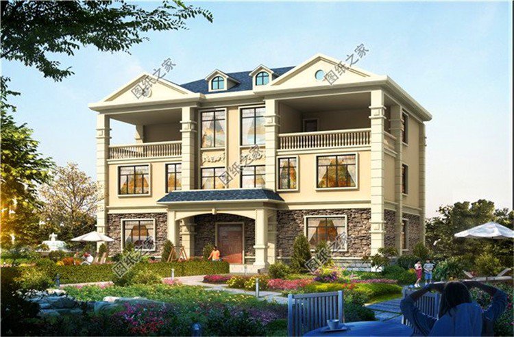 農(nóng)村兄弟雙拼戶(hù)型設(shè)計(jì)圖，適合兄弟一起建房，親戚看了都說(shuō)太漂亮