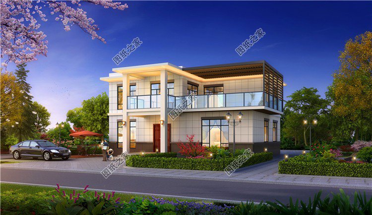 主體30萬二層別墅設(shè)計圖，戶型設(shè)計合理，全家都能住得下