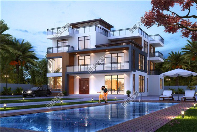 最流行的三層現代別墅圖片大全，每一款都很有看頭，看完記得收藏