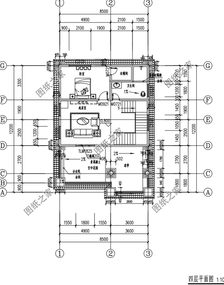 最新四層樓房設(shè)計(jì)圖，陽臺露臺全齊了，要建房趕快收藏圖紙