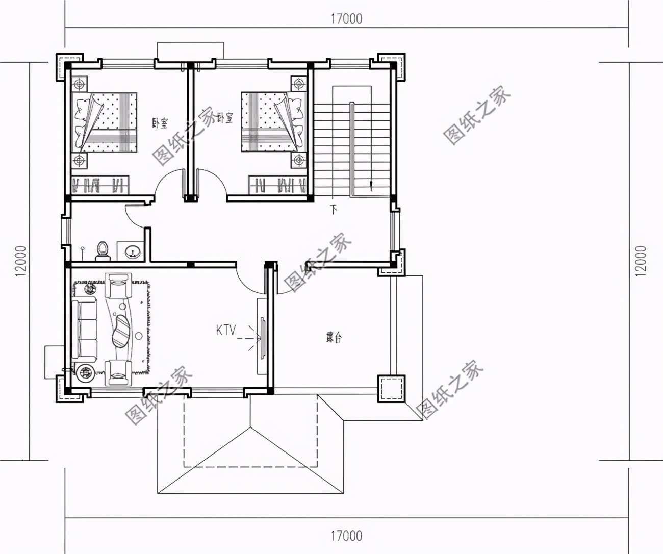 農村自建房設計圖18乘12米，每年春節回家也其樂融融