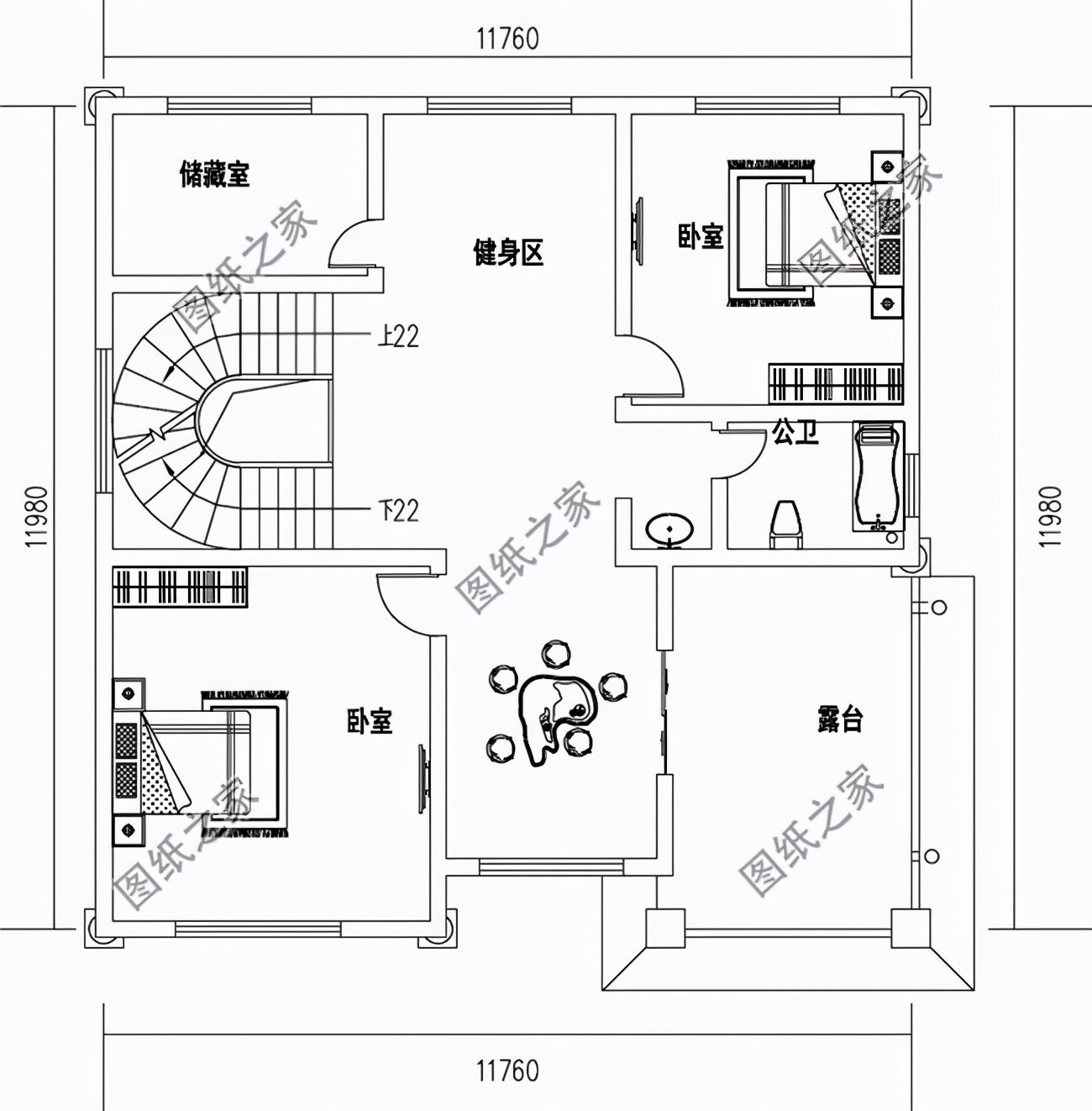 三層半四層別墅設計圖，這三款最大程度滿足建房人的需求