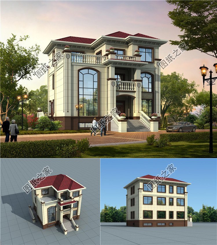 南方農村三層房屋圖，想要蓋房，先選戶型