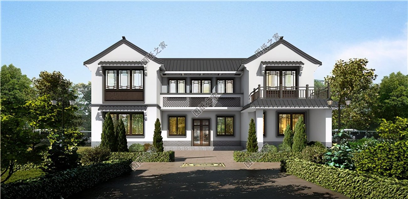 二層自建房16x12米設計圖紙，多種風格，給家里人看看