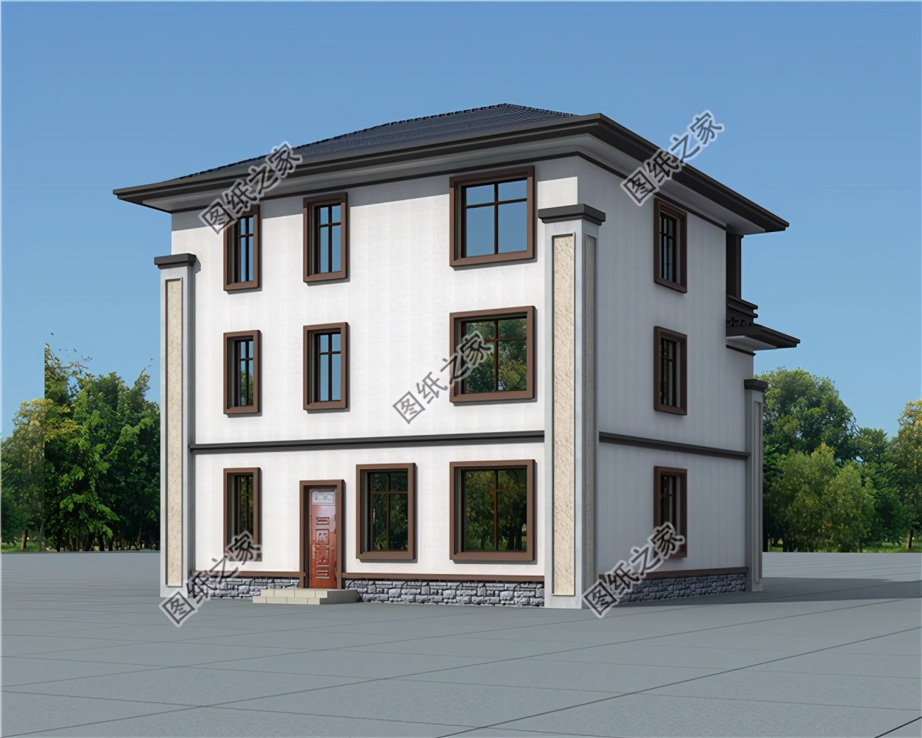 農村新款中式別墅圖，建起來，鄰里鄉親都羨慕