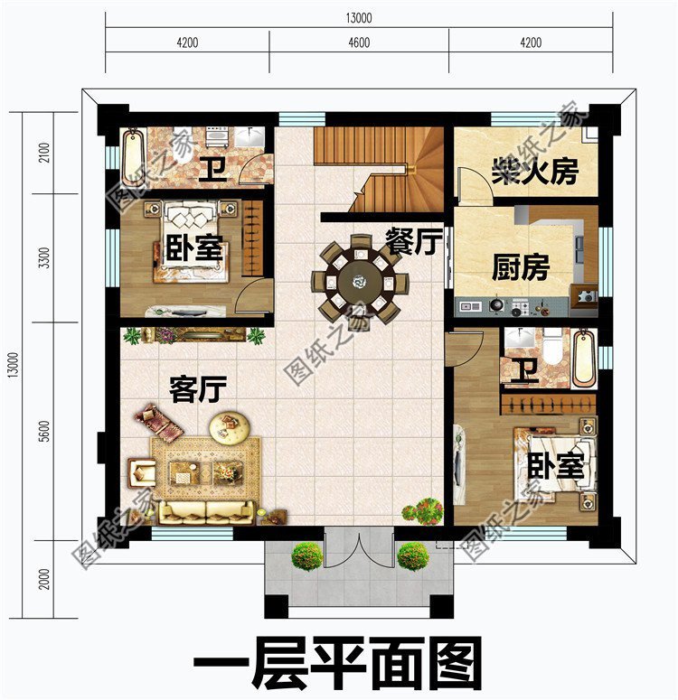 農村自建房設計圖二層在15萬內，難掩別樣風采，建好美出新境界