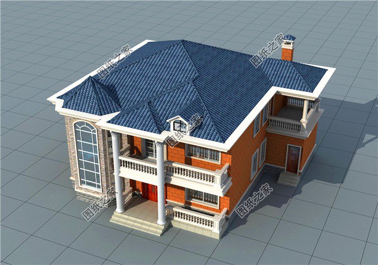 農(nóng)村建房二層樓房設(shè)計圖，布局寬敞大氣，顏值也是很過關(guān)