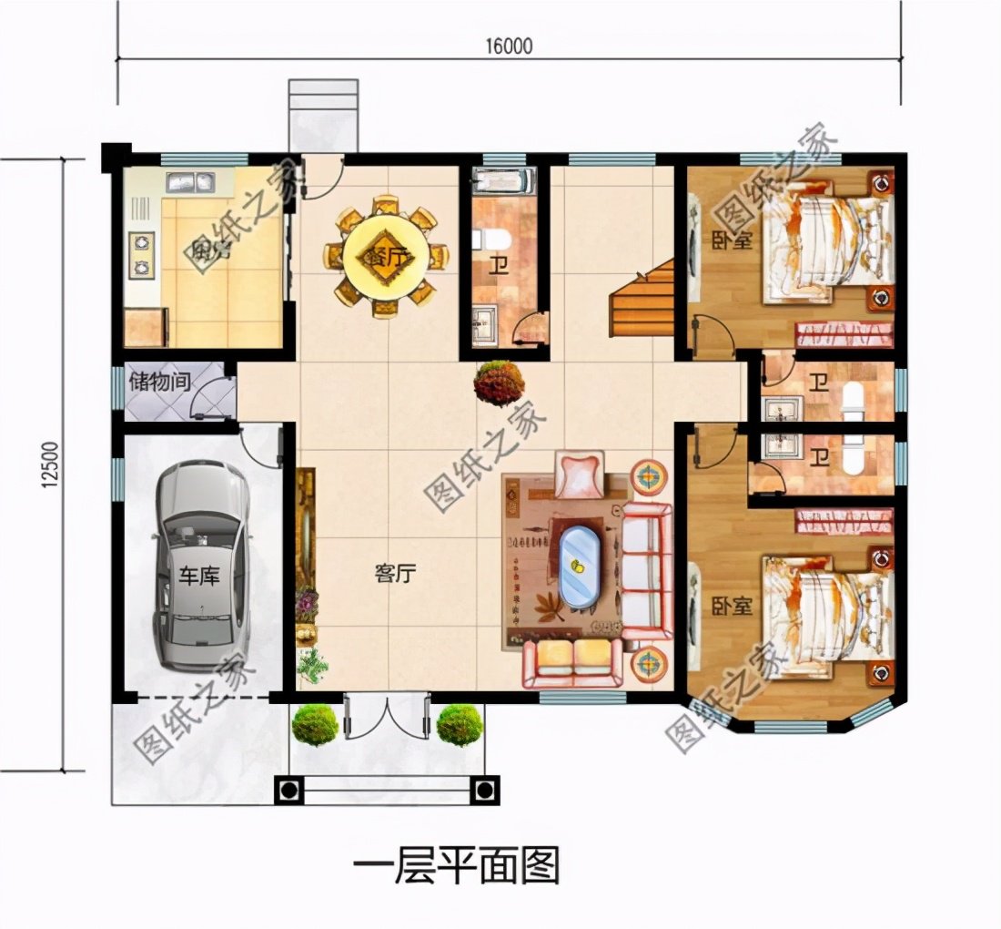 農(nóng)村必建二層樓設(shè)計圖，農(nóng)村自建房果然還是二層最受歡迎，快看看這三款