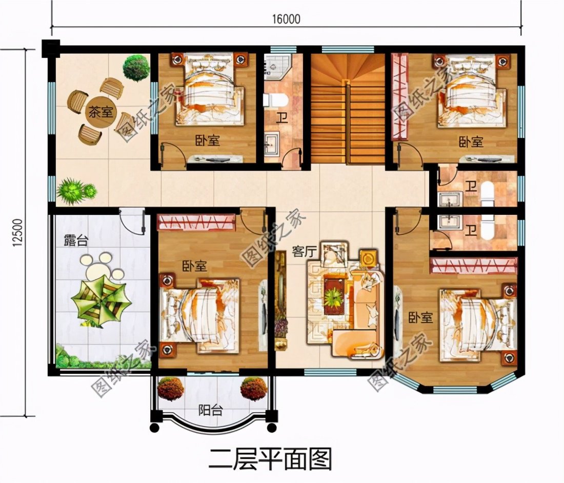 農(nóng)村必建二層樓設(shè)計圖，農(nóng)村自建房果然還是二層最受歡迎，快看看這三款