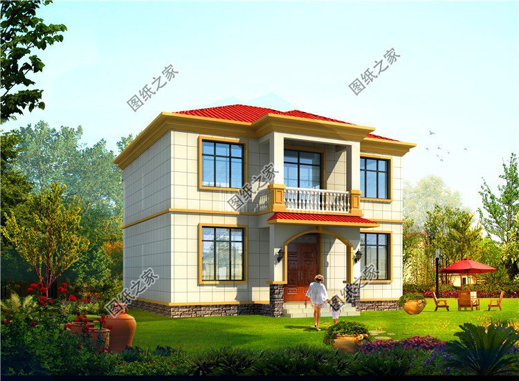 開間10米二層樓設計圖，造價經濟實惠，蓋了的人都說值