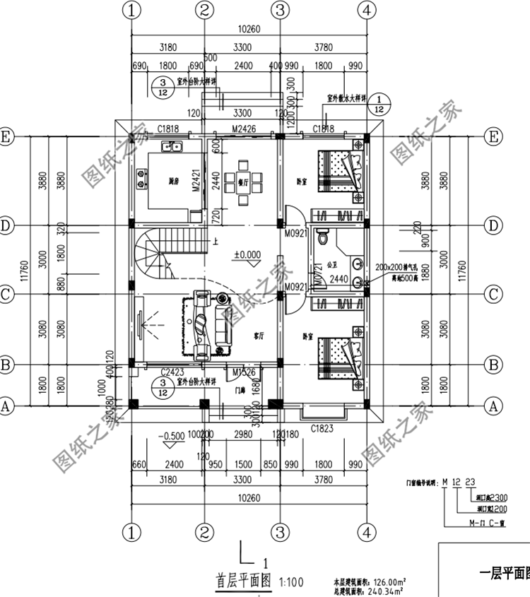 開間10米二層樓設計圖，造價經濟實惠，蓋了的人都說值