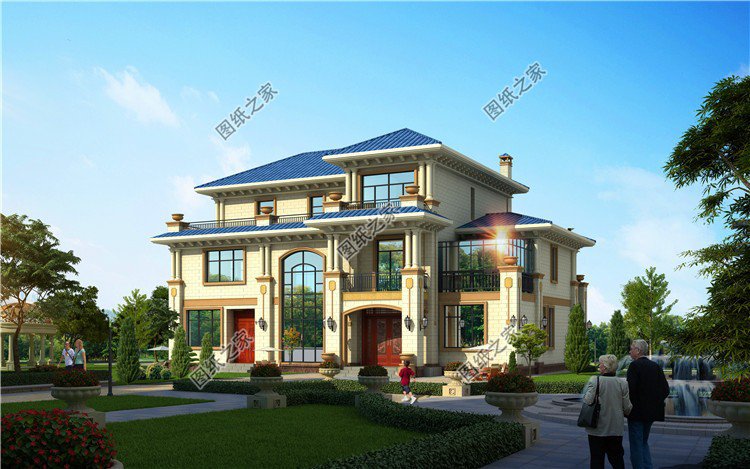 農(nóng)村大戶型三層別墅設(shè)計(jì)圖，與眾不同的設(shè)計(jì)，建好了絕對(duì)讓你滿意