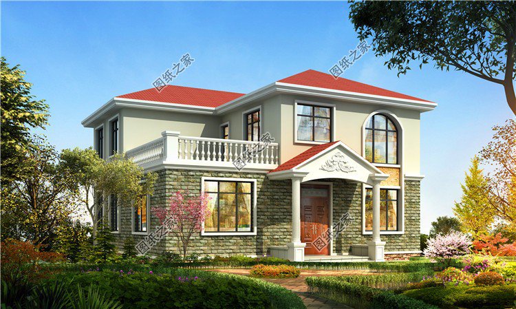 農村三開間二層樓房設計圖，房子不好看那是沒找對圖紙，看看這三款