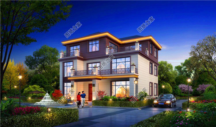 占地160平米三層別墅設計圖，這么合適的戶型不打算來一棟嗎